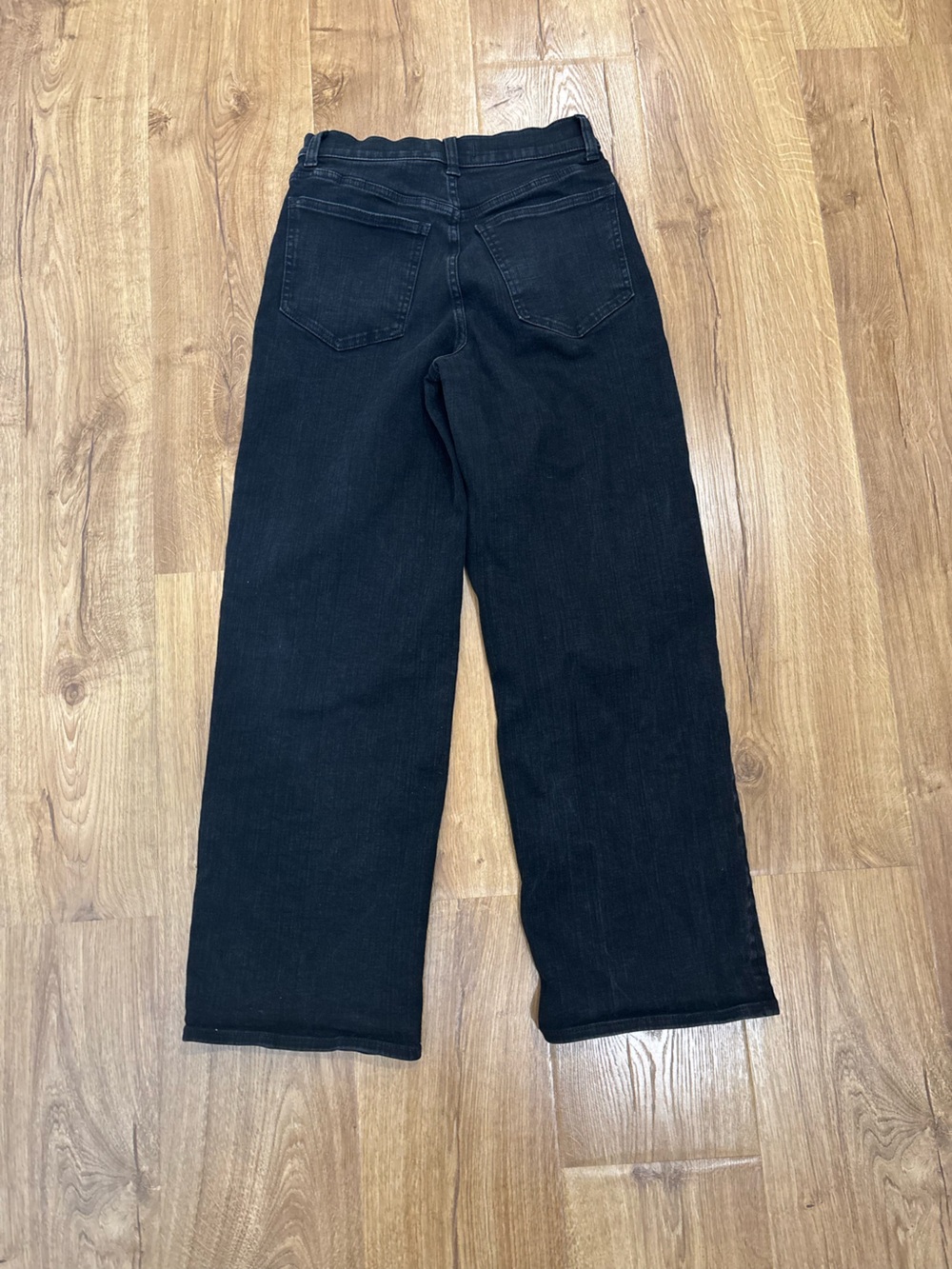 Madewell Black The Perfect Vintage Wide-Leg Jean Size 27 - Picture 3 of 4